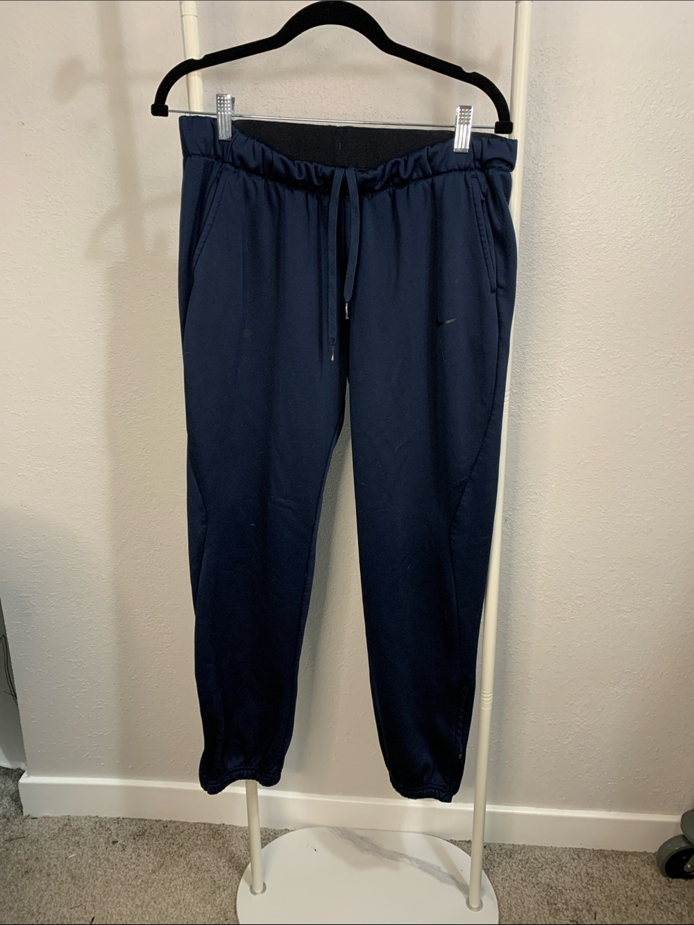 Nike Navy Blue Drawstring Joggers